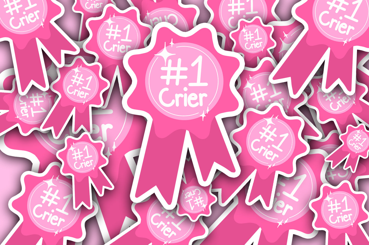 #1 Crier Sticker