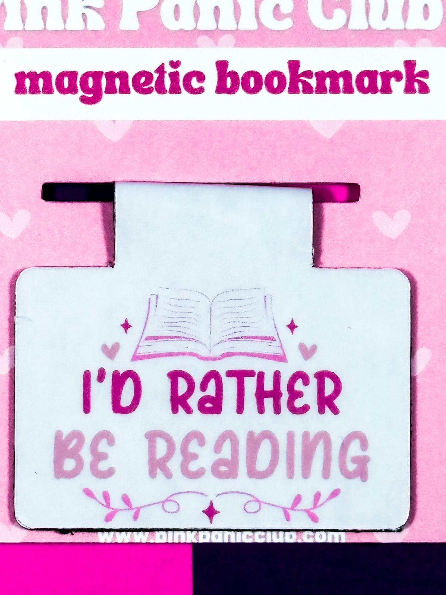 I’d Rather Be Reading Magnetic Bookmark