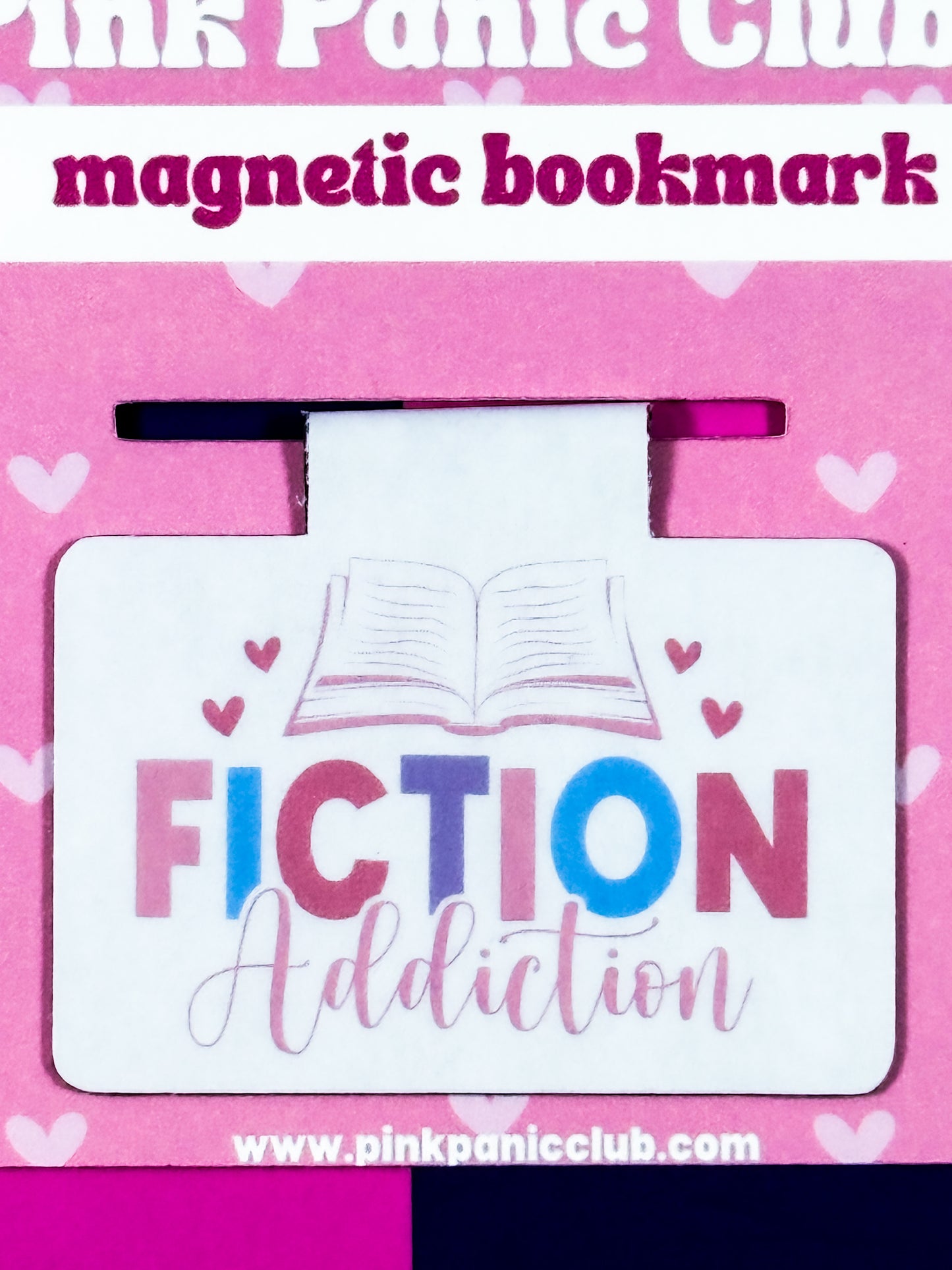 Fiction Addiction Magnetic Bookmark