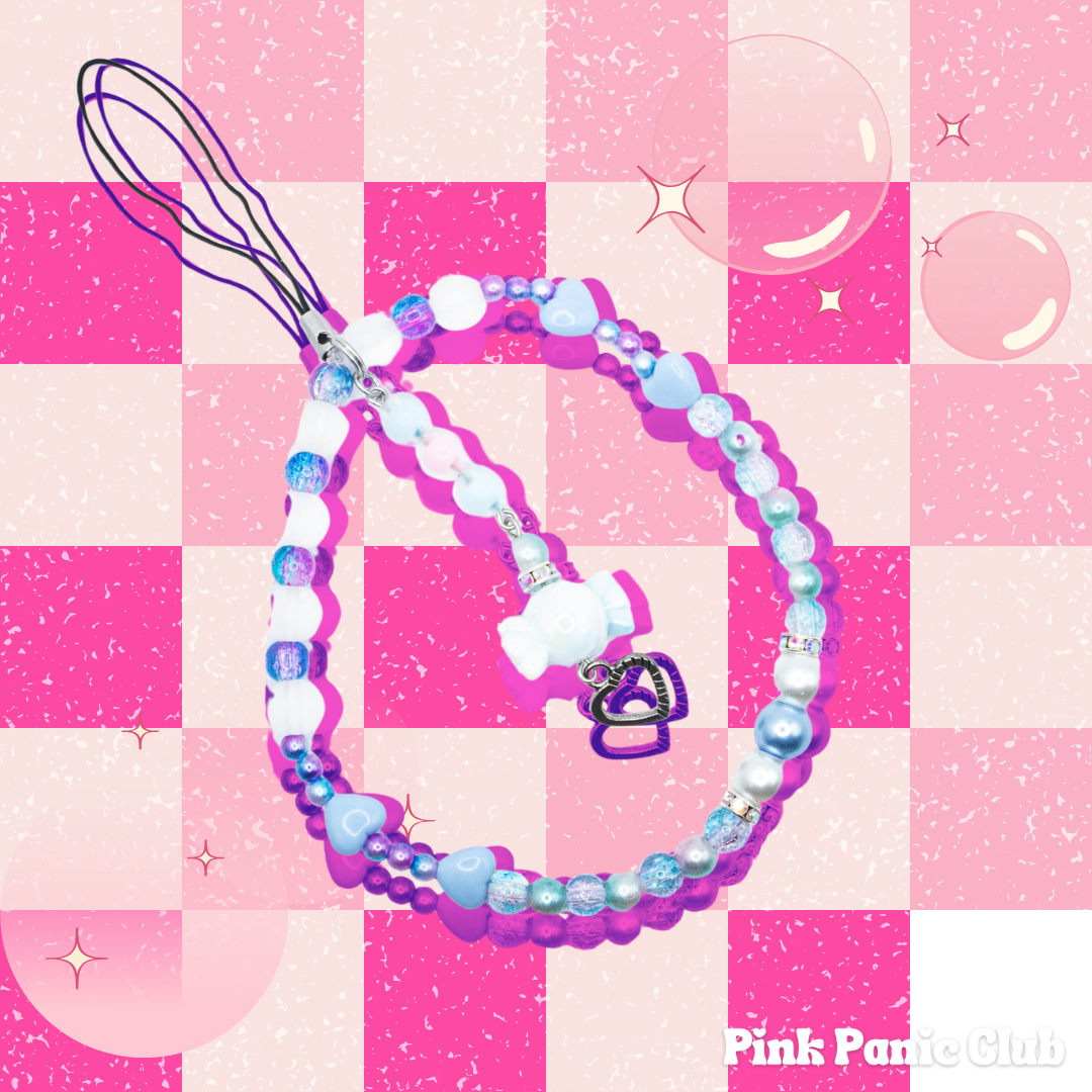 Candy Heart Phone Strap