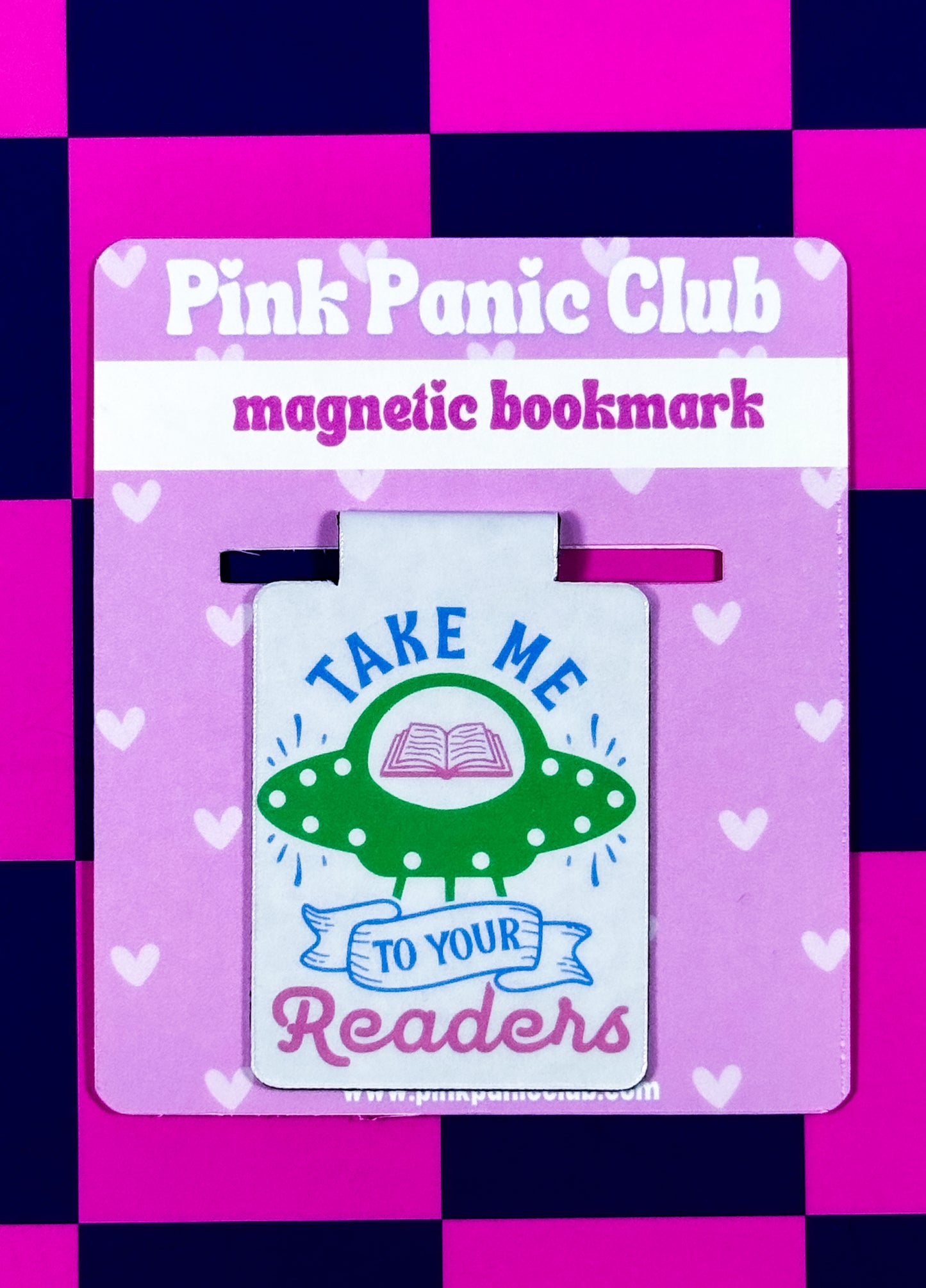 Take Me To Your Readers Magnetic Bookmark