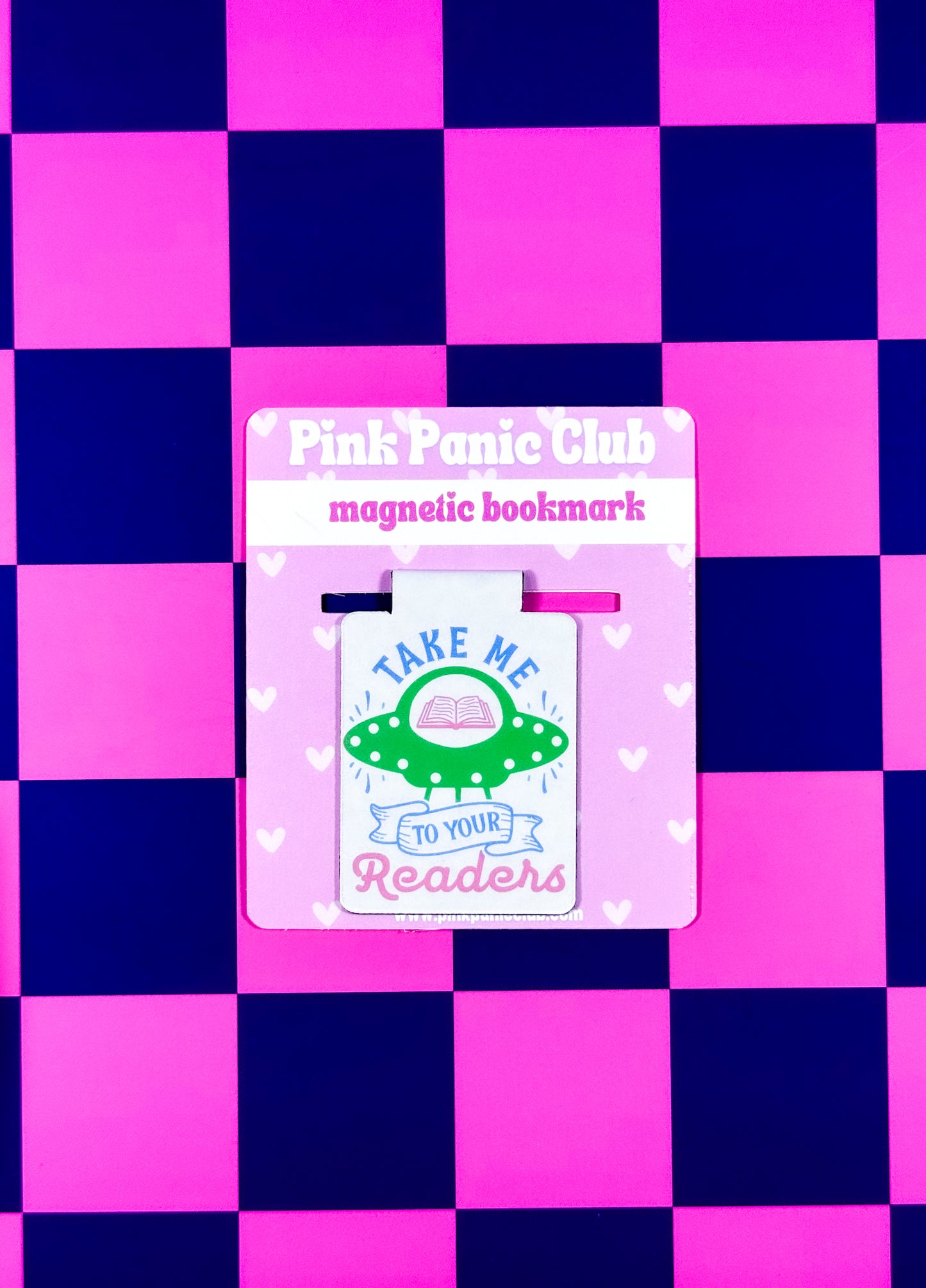 Take Me To Your Readers Magnetic Bookmark