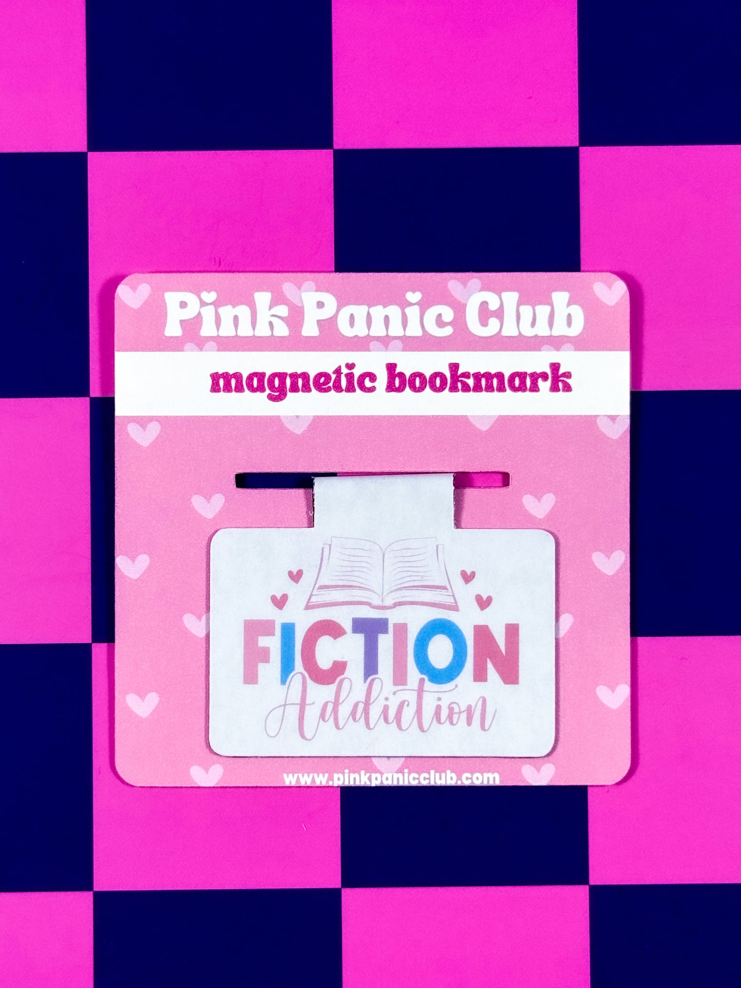 Fiction Addiction Magnetic Bookmark