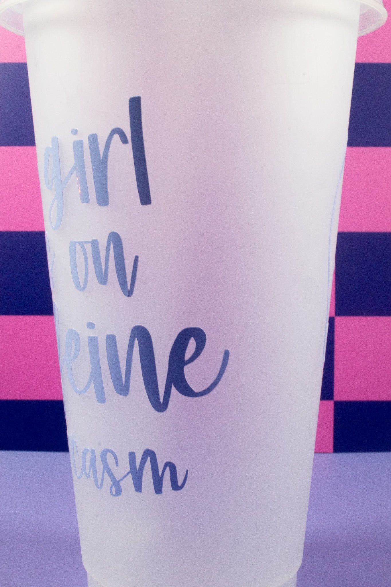 Caffeine and Sarcasm Tumbler