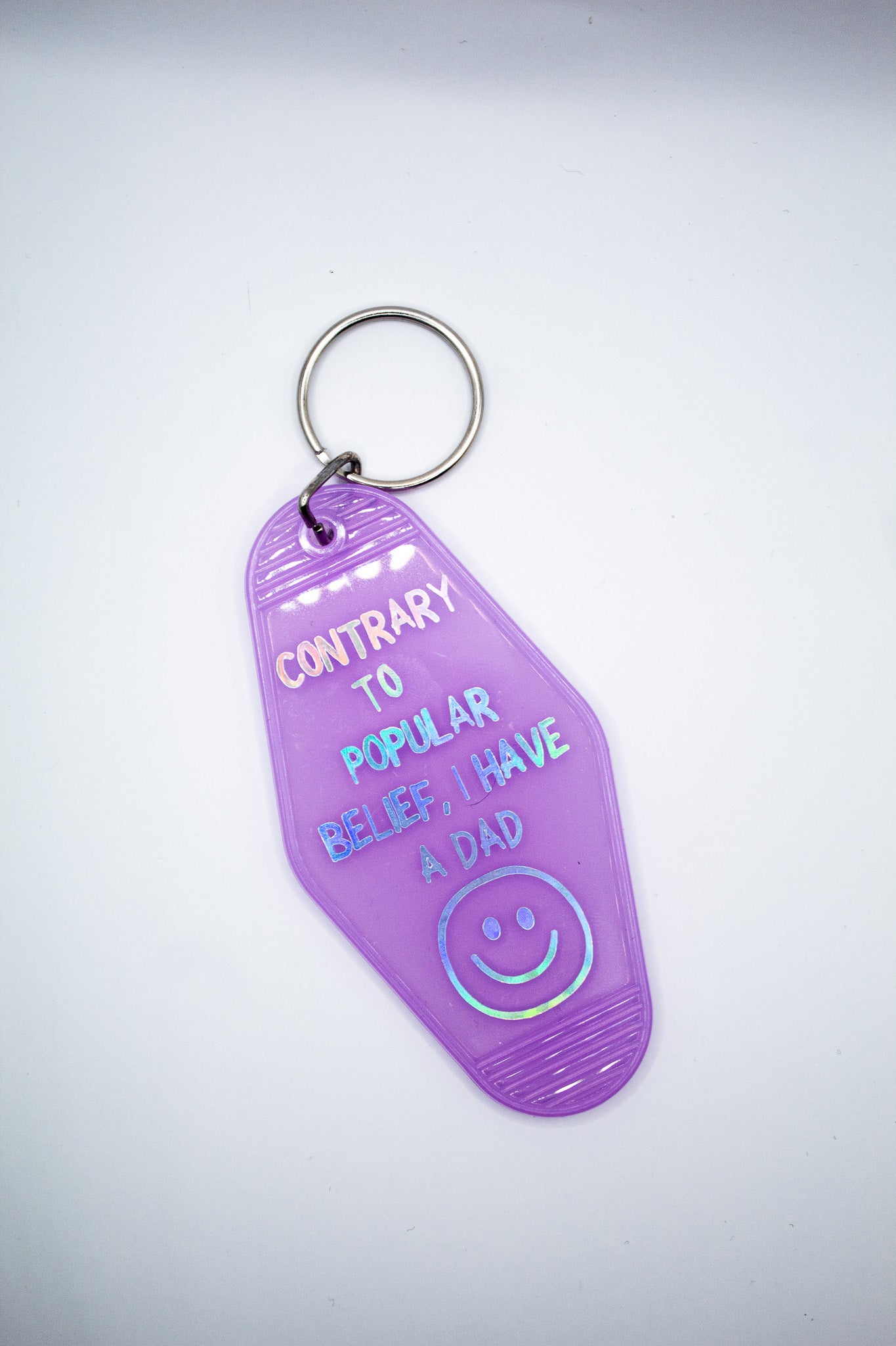 I Have A Dad Motel Keychain