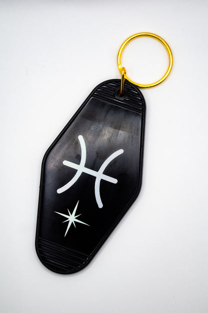 Astrology Motel Keychains