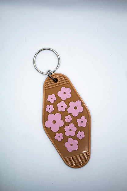 Flower Motel Keychain