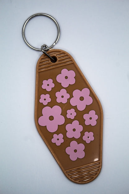 Flower Motel Keychain