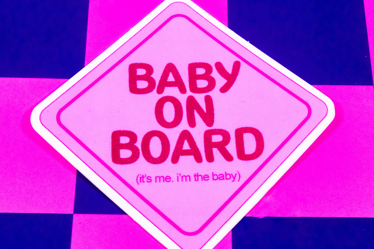 Baby On Board Sticker