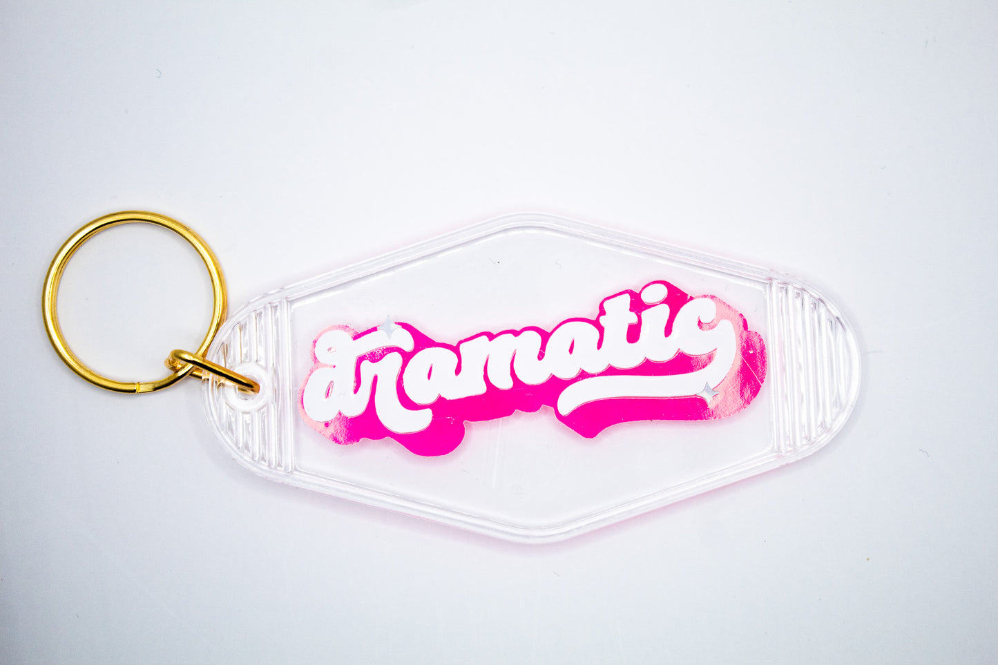 Dramatic Motel Keychain