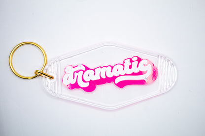 Dramatic Motel Keychain