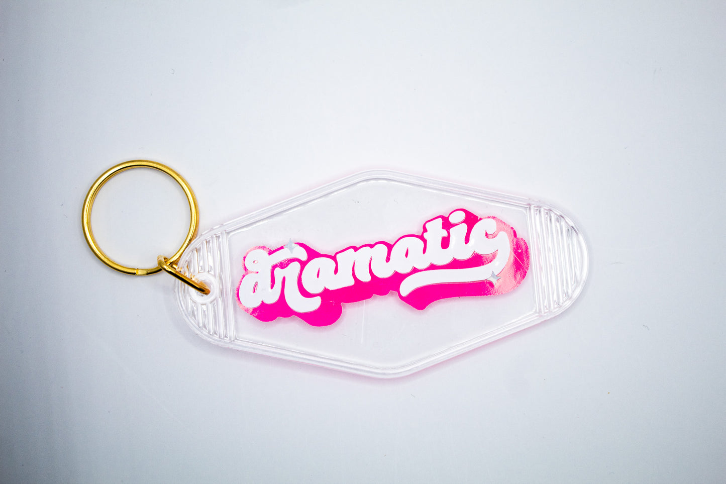 Dramatic Motel Keychain