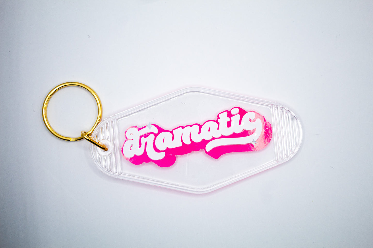 Dramatic Motel Keychain