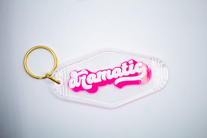 Dramatic Motel Keychain