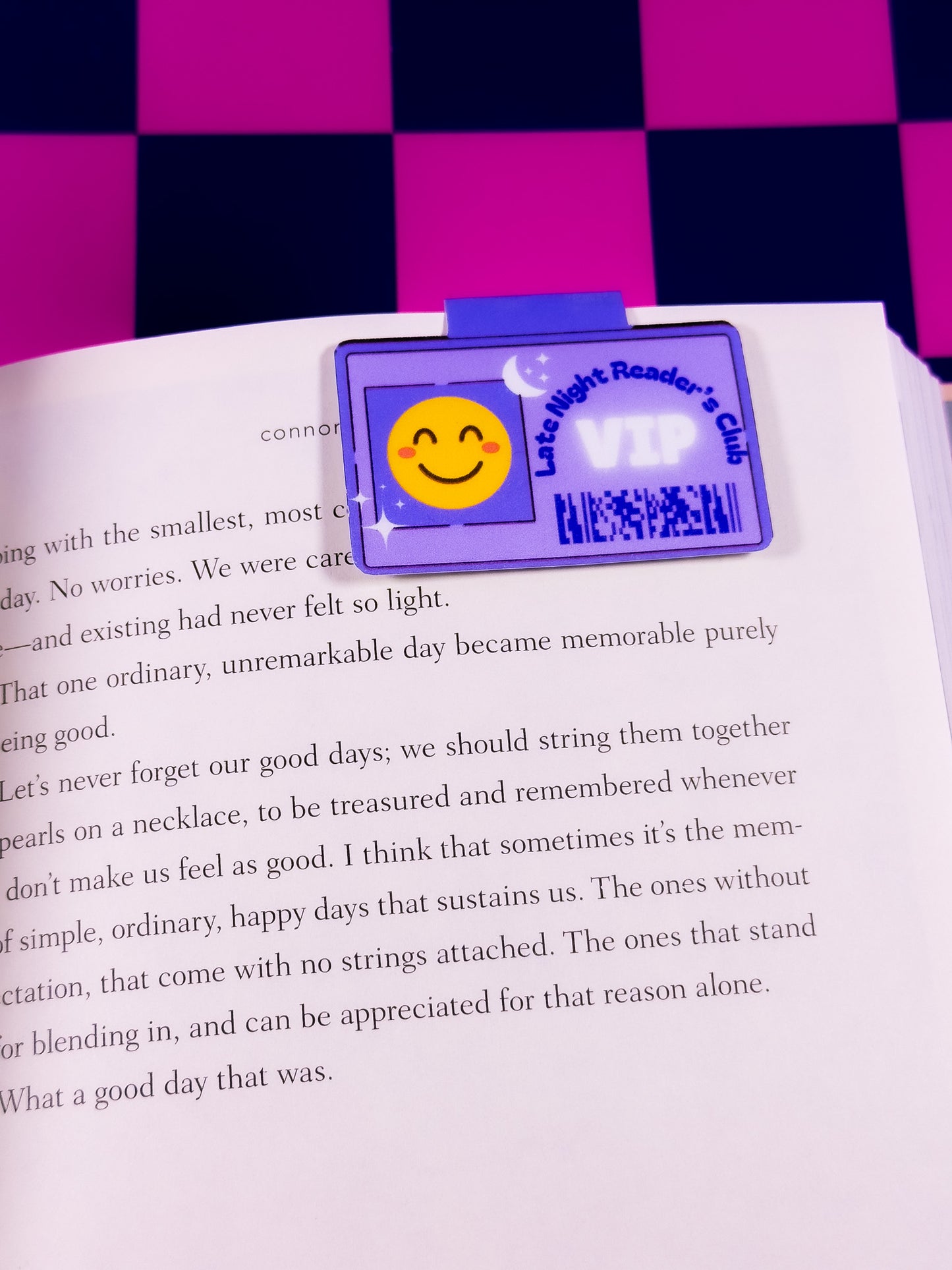 Late Night Reader's Club VIP Magnetic Bookmark