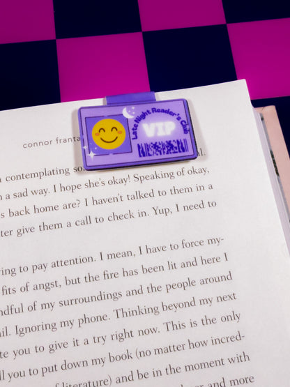 Late Night Reader's Club VIP Magnetic Bookmark