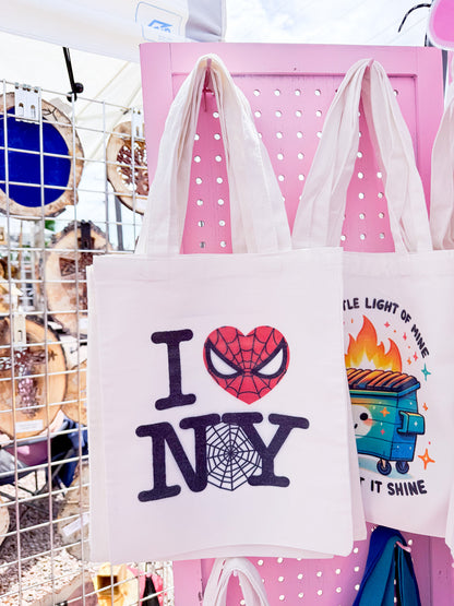 "I ♥ Spider-Man NY" Tote Bag