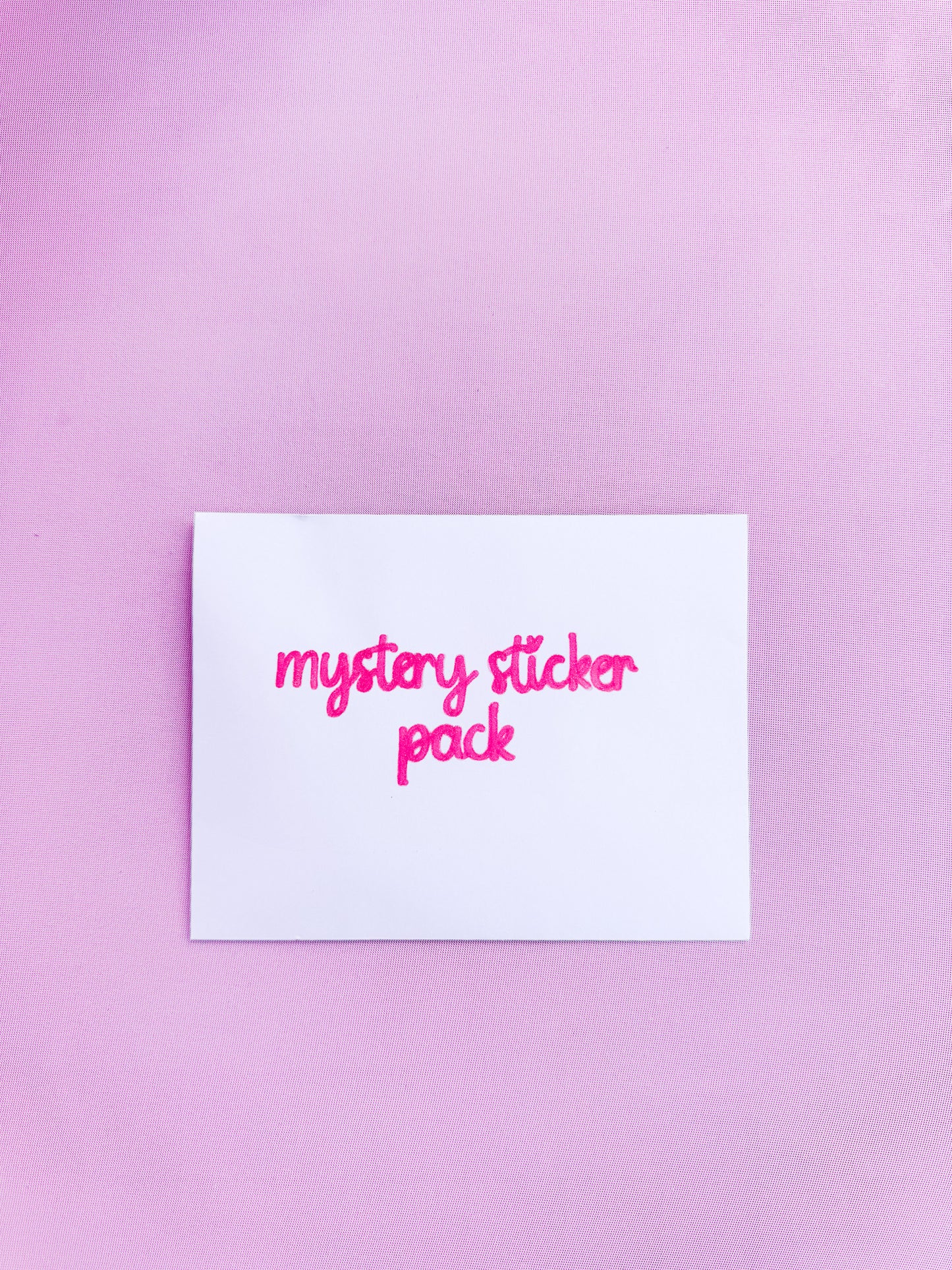 Mystery Sticker Pack