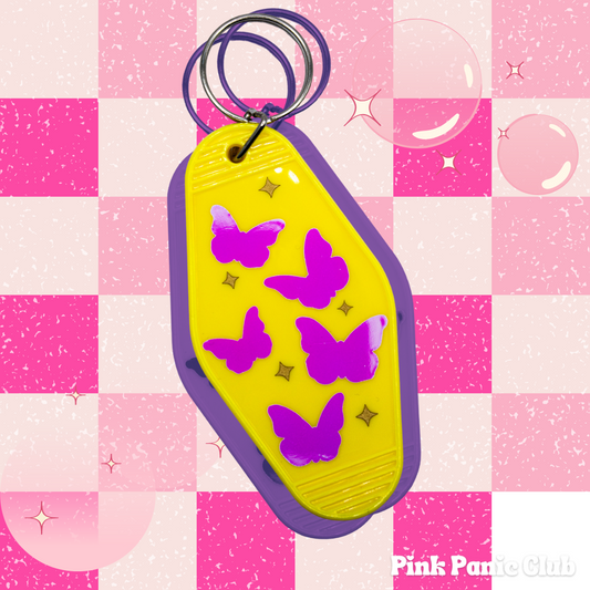 Butterfly Motel Keychain