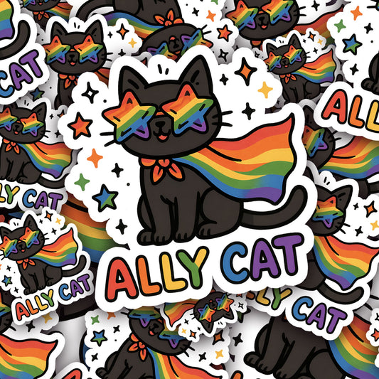 Ally Cat Sticker