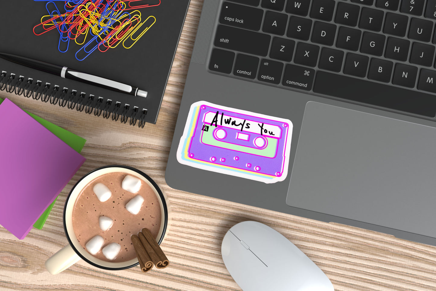 "Always You" Cassette Tape Sticker
