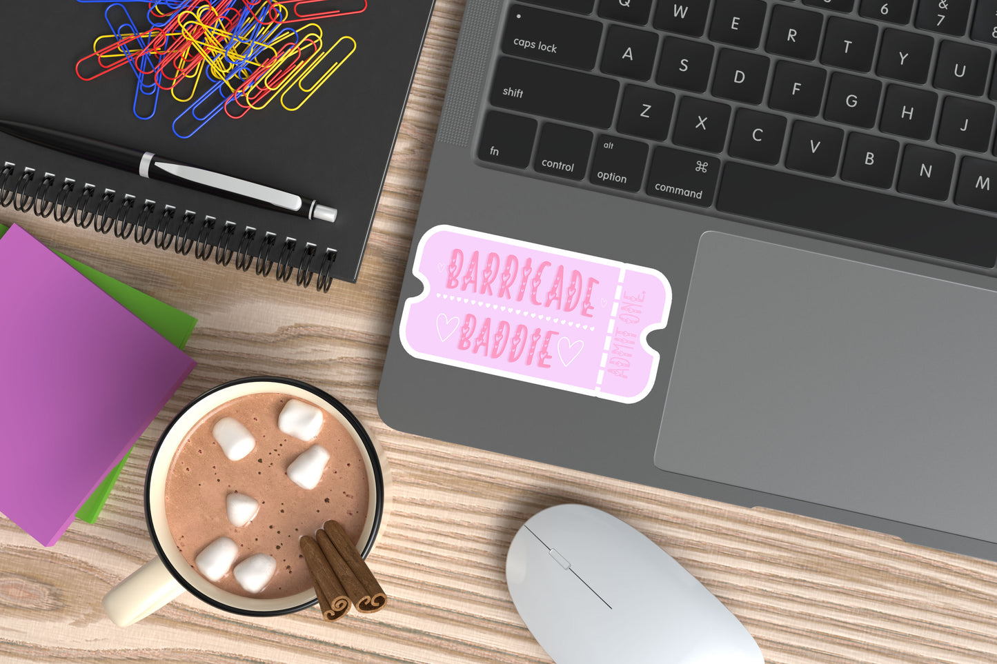 Barricade Baddie Sticker