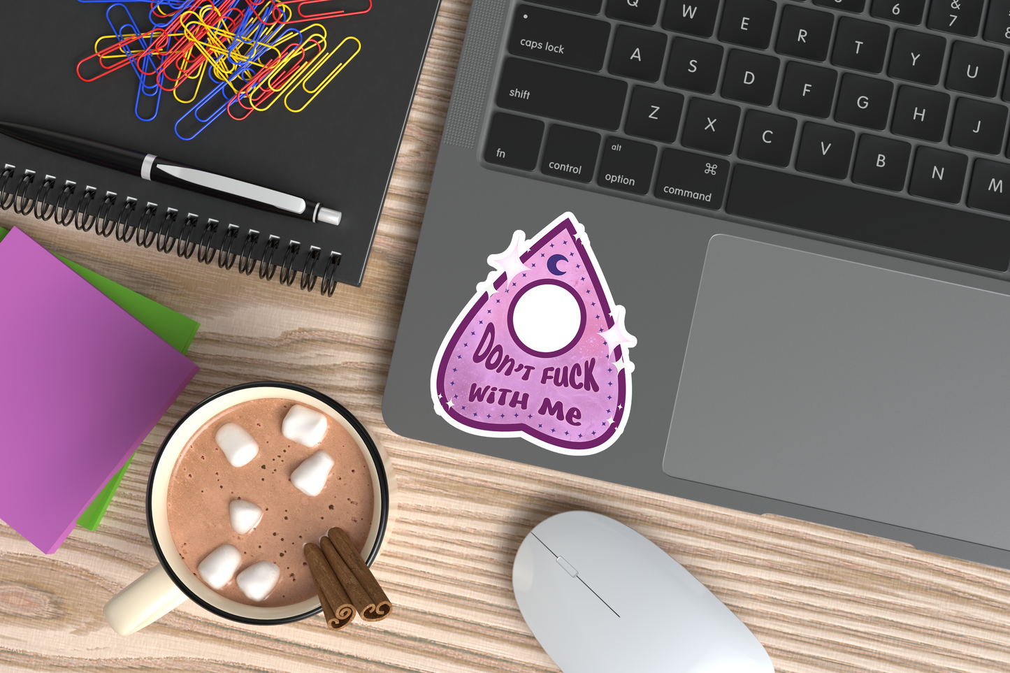 "Don't F*ck With Me" Planchette Sticker