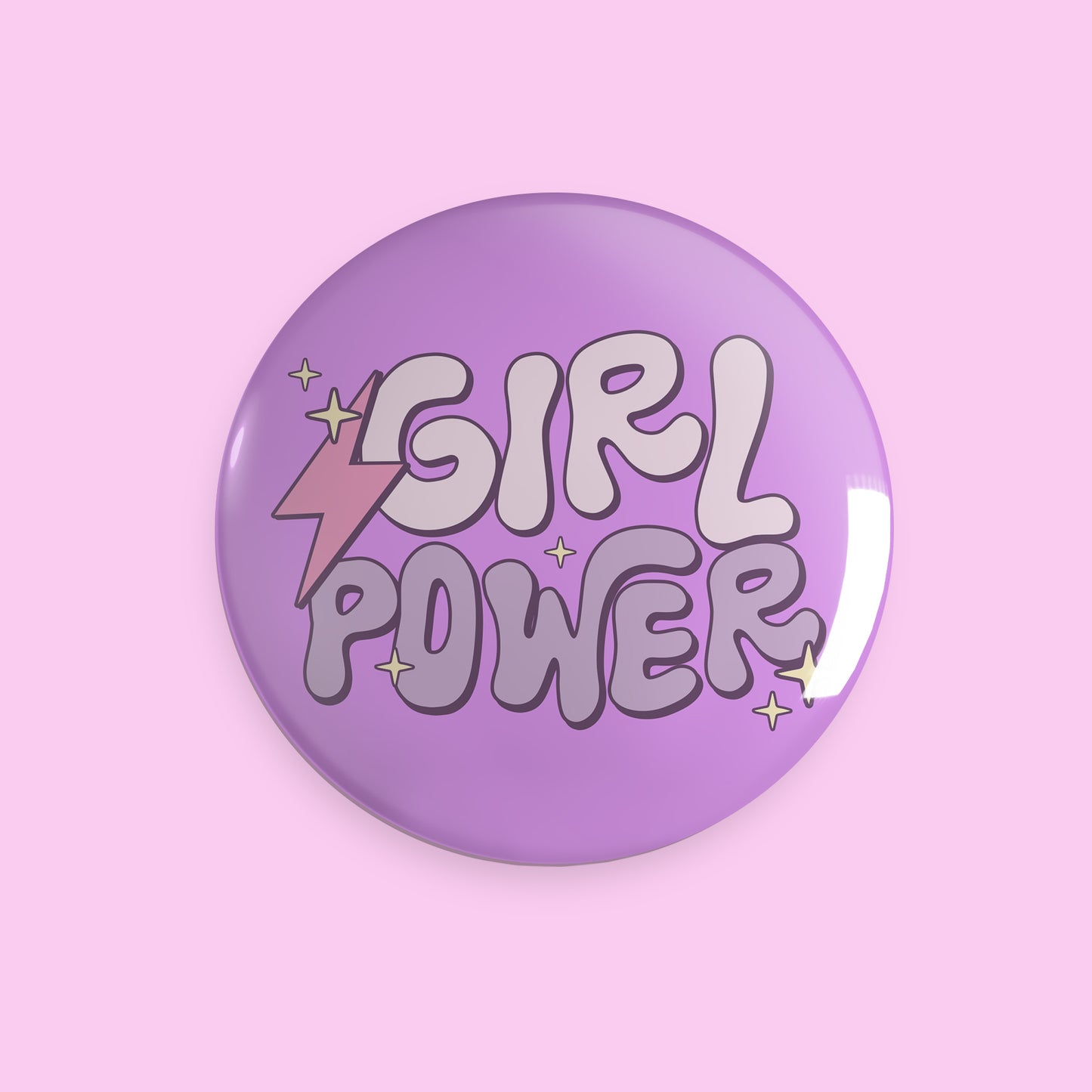 Girl Power 1.25in button