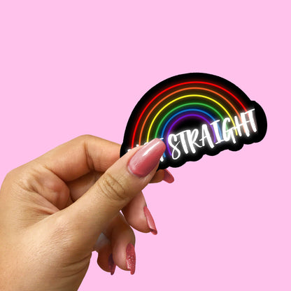Not Straight Sticker