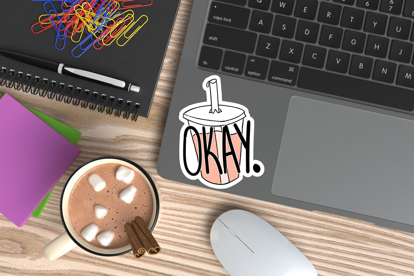Okay, Tea Sticker
