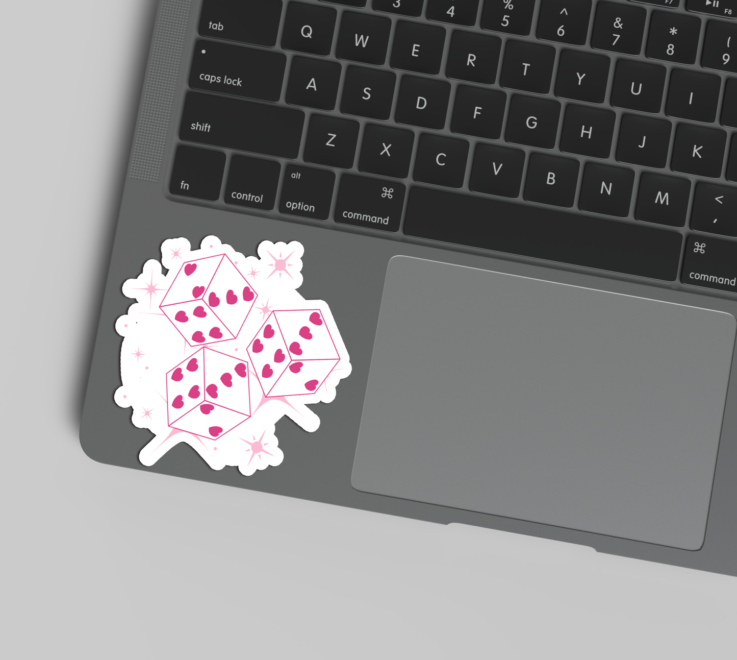 Heart Dice Sticker