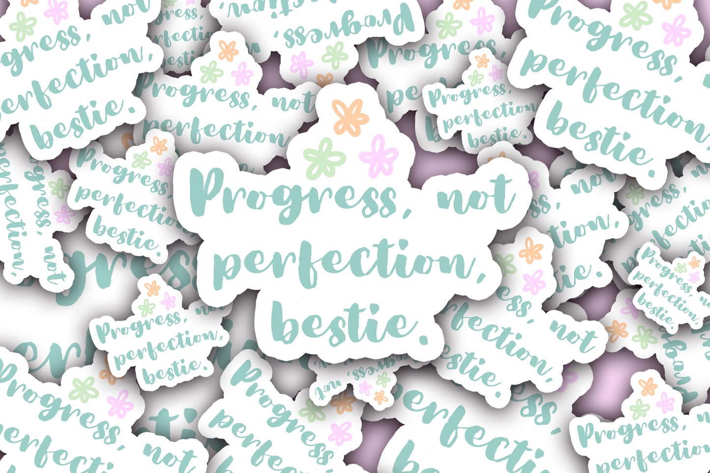 Progress Not Perfection Sticker