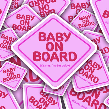 Baby On Board Sticker