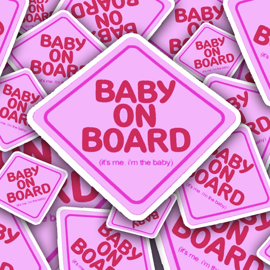 Baby On Board Sticker