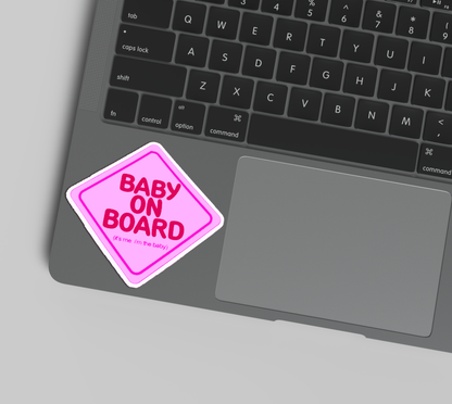 Baby On Board Sticker