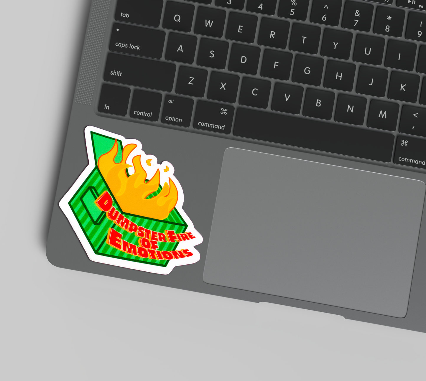 Dumpster Fire of Emotions Sticker