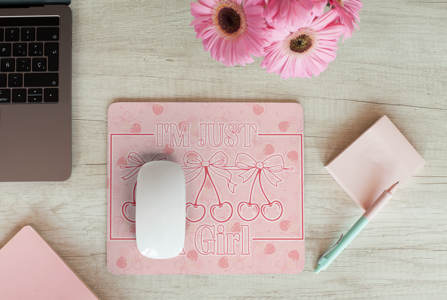I'm Just A Girl Mousepad