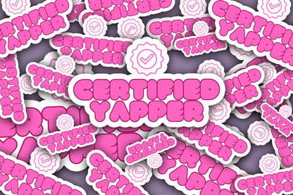 Certified Yapper Sticker
